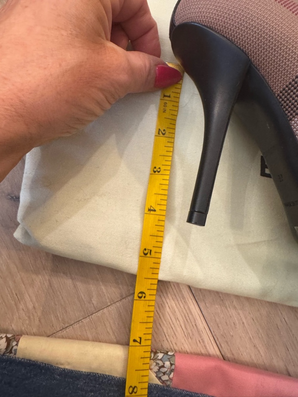 Burberry Tan and Black Check Stretch Sock Booties - Picture 5 of 10